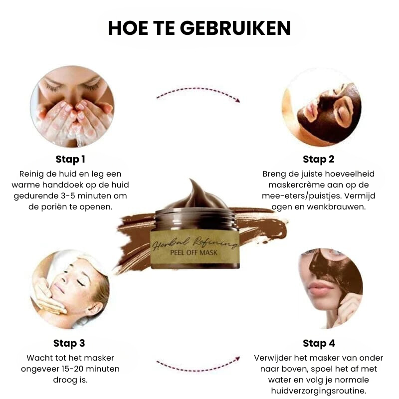 HerbalMasker | Verfijnend Peel-Off Gezichtsmasker