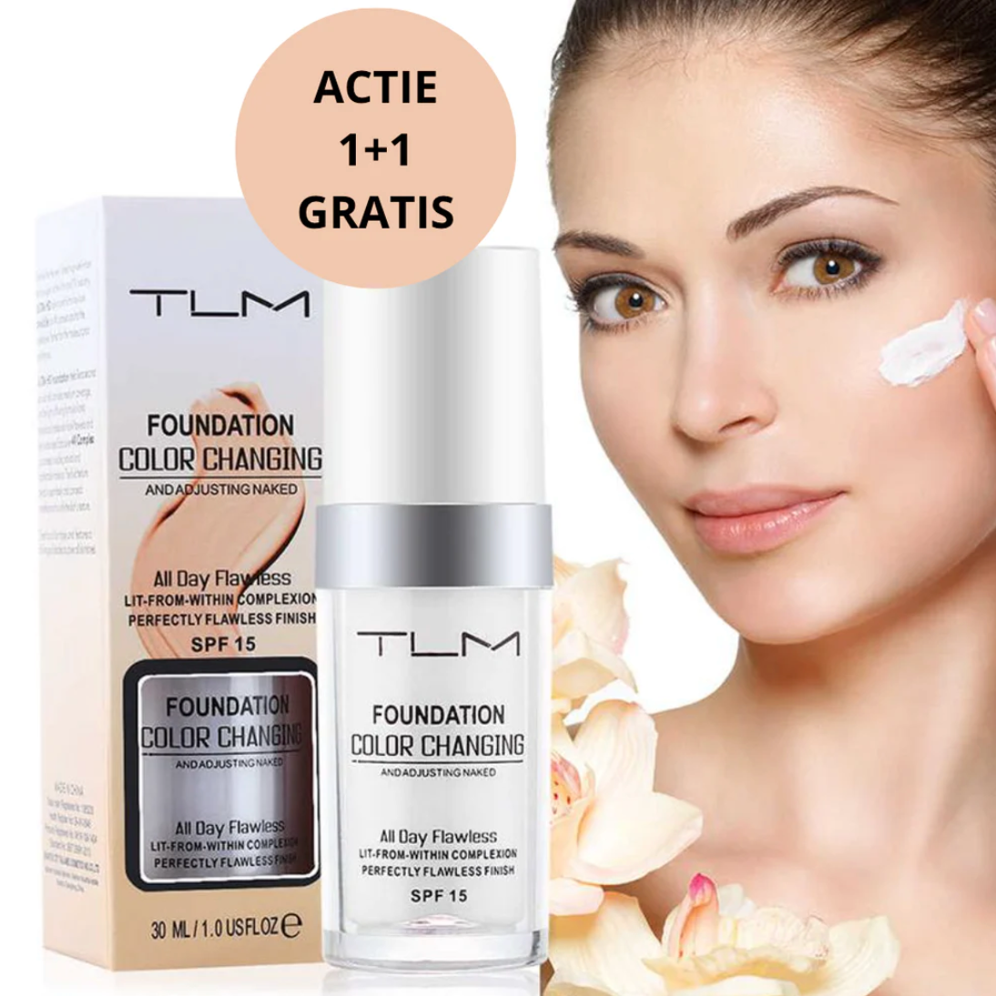 TLM | Color changing foundation | 1 + 1 Gratis