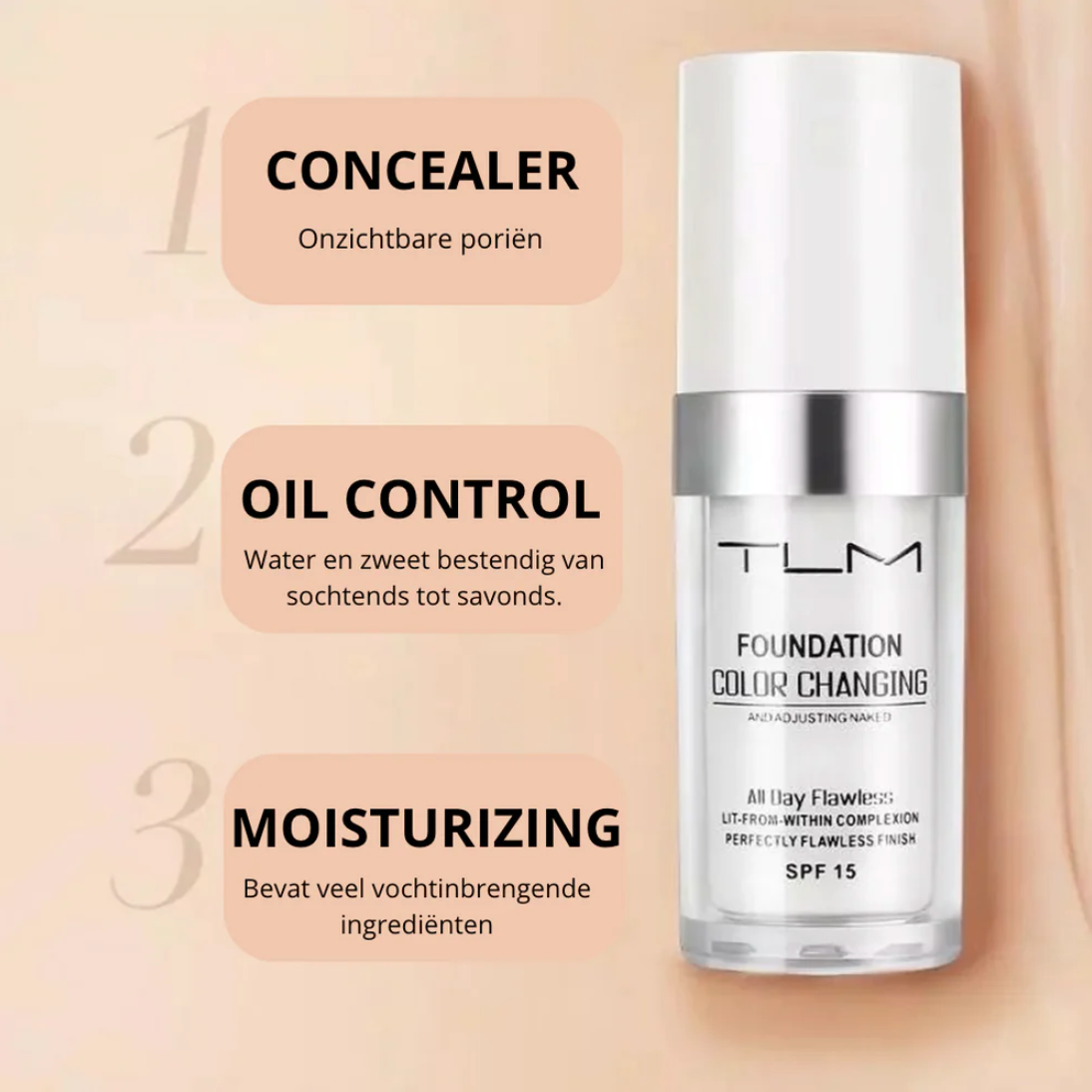 TLM | Color changing foundation | 1 + 1 Gratis